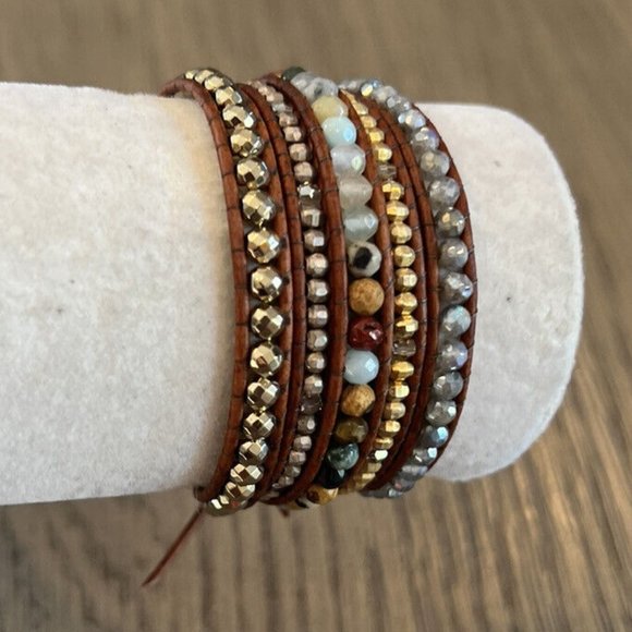 New Authentic Chan Luu Multi Mix Five Wrap Bracelet - Picture 2 of 6